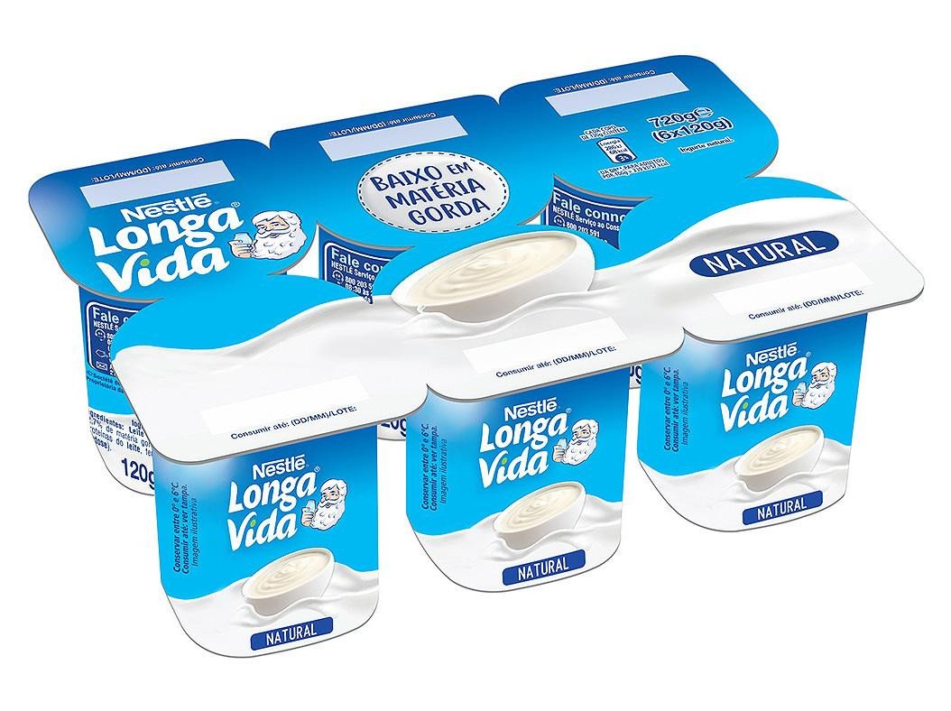 Nestlé Longa Vida Iogurte Natural (120gx6)