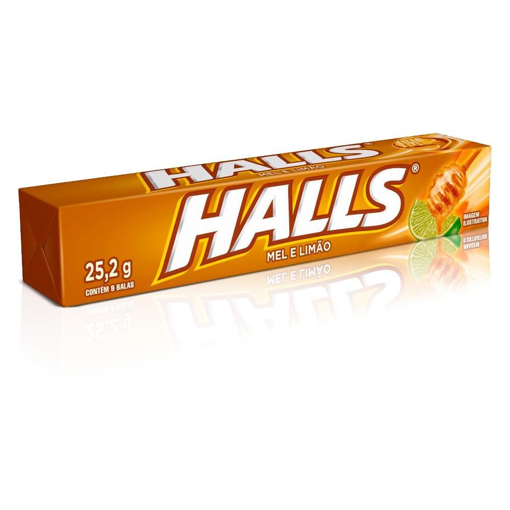 PASTILHAS HALLS  HONEY & LEMON