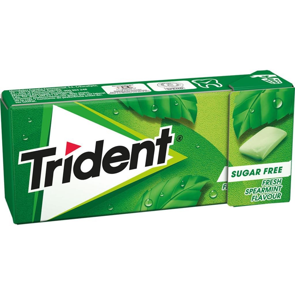 PASTILHAS TRIDENT  SPEARMINT