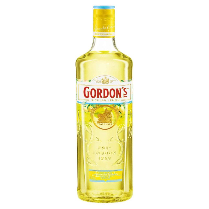 GORDON'S SICILIAN LEMON DISTILLED GIN 70CL