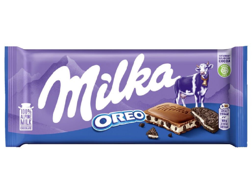 MILKA OREO CHOCOLATE BAR 100G