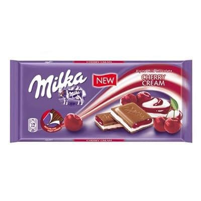 MILKA CHERRY CREAM CHOCOLATE BAR 100G