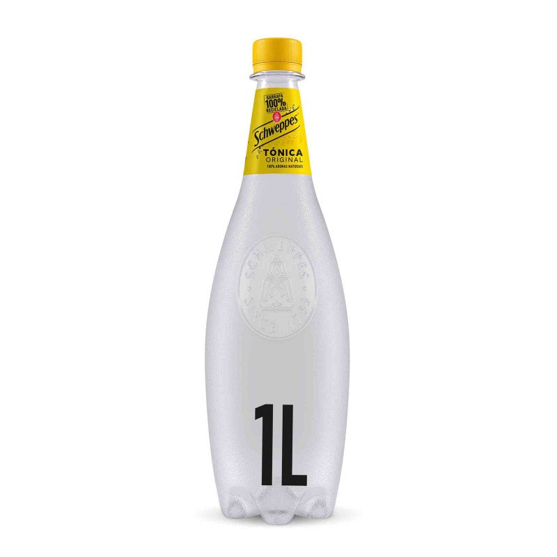 Schweppes Tonic Water 1 L bottle