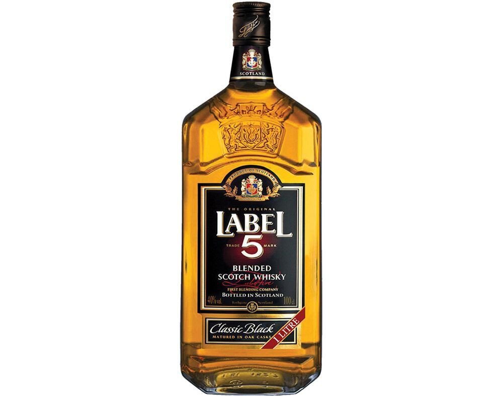 label 5 whisky 70cl