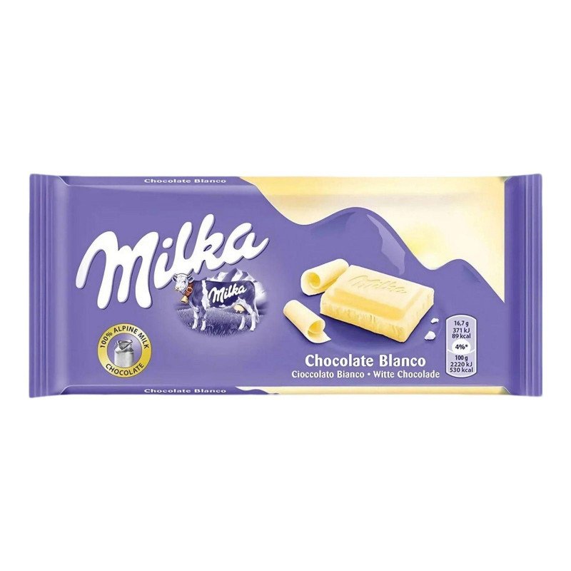CHOCOLATE MILKA BRANCO 100G