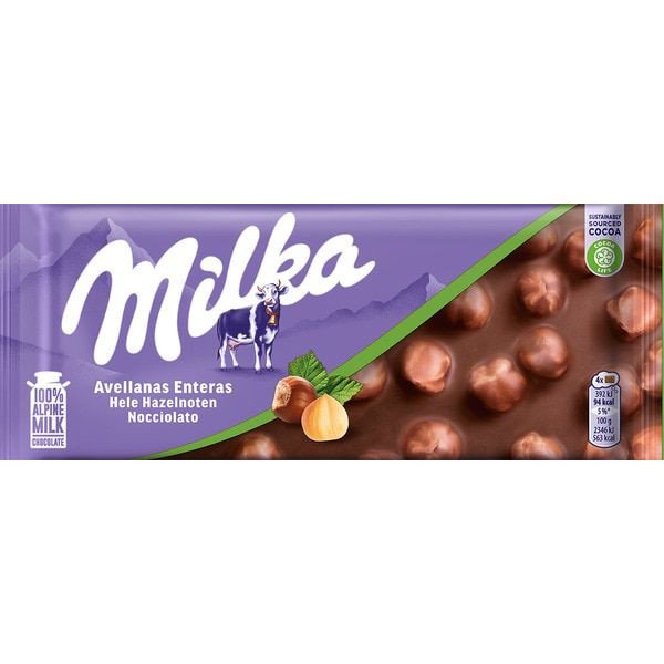 milka tavoletta nocciolato gr.100