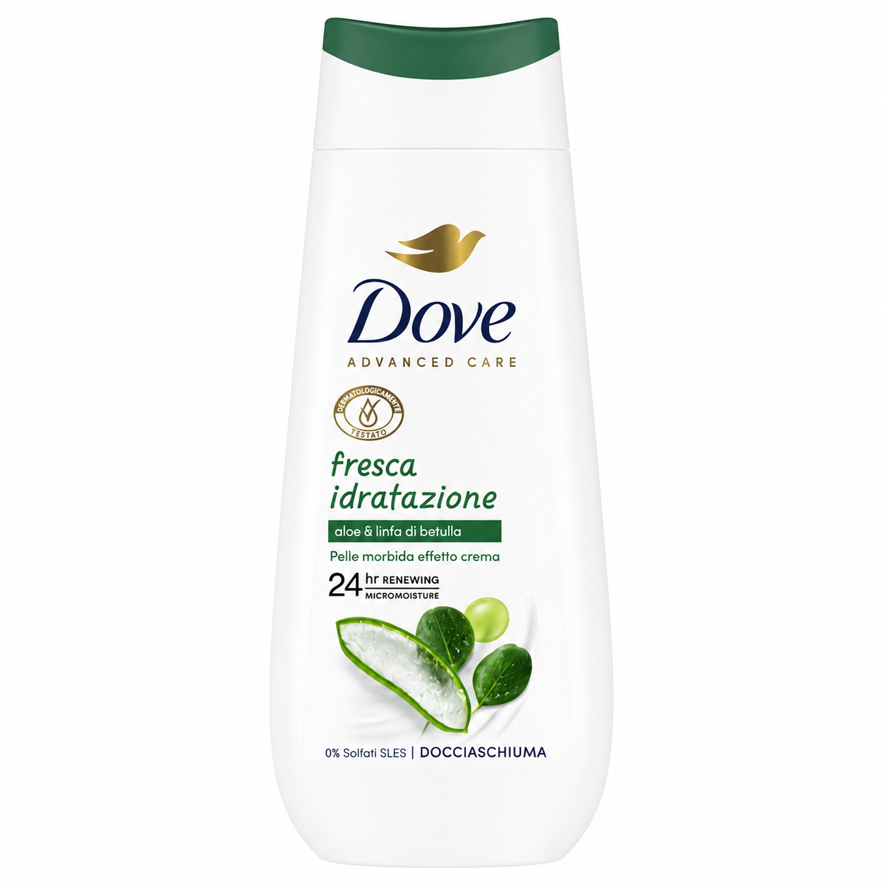 Gel de Banho Shower gel DOVE aloe & linfa di betulla