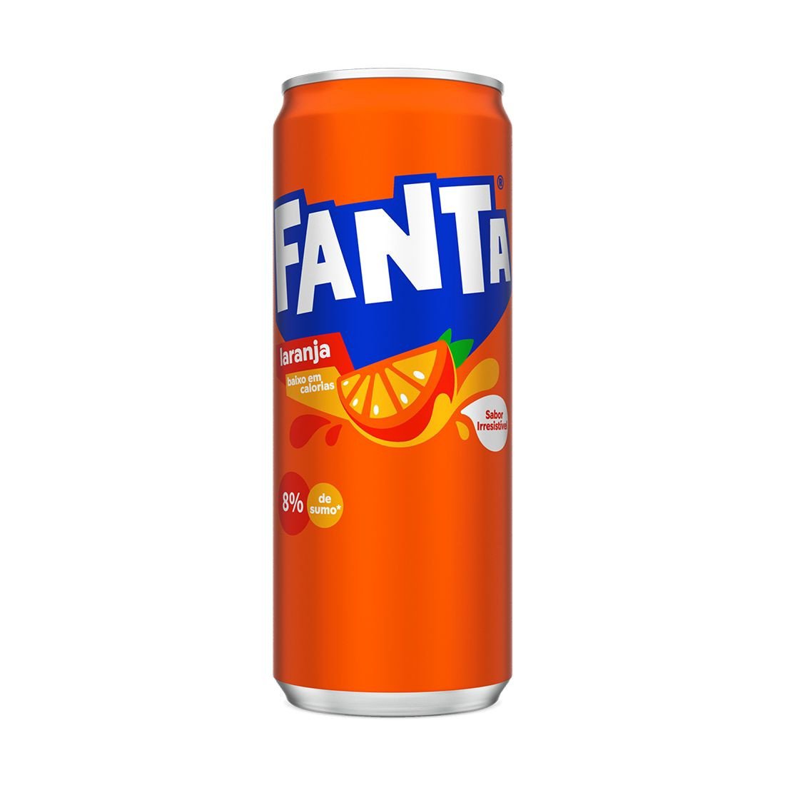 Fanta Orange Carbonated Soft Drink 0.33L Can