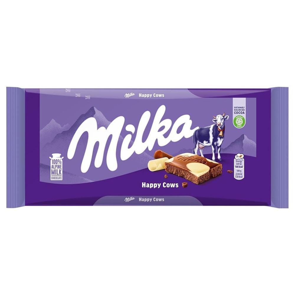 Milka Assorted Chocolate Bar 87g - 100g